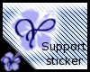 ~Y~ support sticker