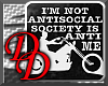 Antisocial Biker Sticker
