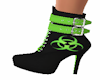 Biohazard ankle boots