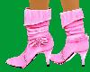 KW'S BUCKLE BOOTS PINK