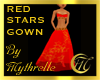 RED STARS GOWN