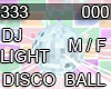 333 DJ LIGHT Disco Ball