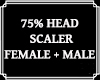 Head Scaler Unisex 75%