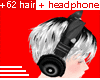 +62 Hair + Headphone
