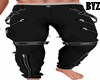 Black Pants Zip + Straps