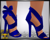 Royal Blue Heels +Bow
