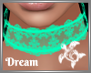 Lace Green Collar