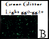 Green Glitter DJ Light