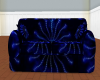 Blue Design Sofa