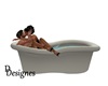 Romantic Tub Kiss