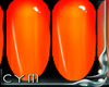 Cym R. Orange Nails