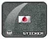 O" Japan Pixel Flag