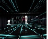 DJ lights blue teal