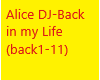 AliceDJ-Back in my Life