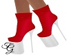 Red & White Envy Boots