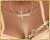 TO~Cross Gold Necklace