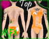 *KF* Orange Bathing Suit