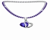 Purple HeartSilver Chain