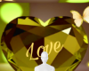 Yellow love background