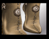 Stilettos Gold Heel Boot