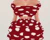 SC mini dress polka red