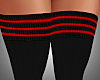 Gina Black Red Socks RL