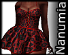 red panther cute dress