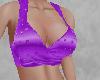A~ Violet Silk Halter
