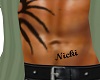 Nicki Stomach Tattoo
