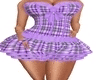 Purple Gingham Dress