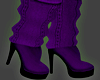 Boots W/Purple Warmers