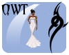 QWT FishTail Gown-White