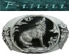 Pewter Wolf Necklace 1
