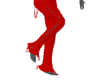 red lace up