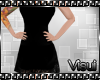 V| Black Lace Dress