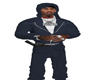 NK 1/2 Blu wit hood