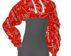 BALL RED HOODIE