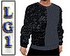 LG1 Blk & Gray Sweater