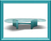 Marble Coffee Table Teal