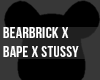 Bearbrick: Stussy X Bape