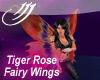 Tiger Rose Fairy Wings