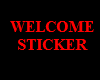 STICKER~WELCOME TO
