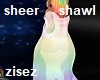 !Pride Sheer Shawl Robe