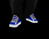 Blue & White Sneakers