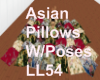 Asian Pillows W/Poses