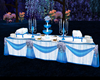 Blue Banquet Table