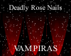 Deadly Rose Long Nails