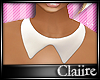 C|White Topshop Collar