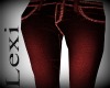 Dark Red Jeans