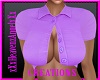 Purple 6 Button Top